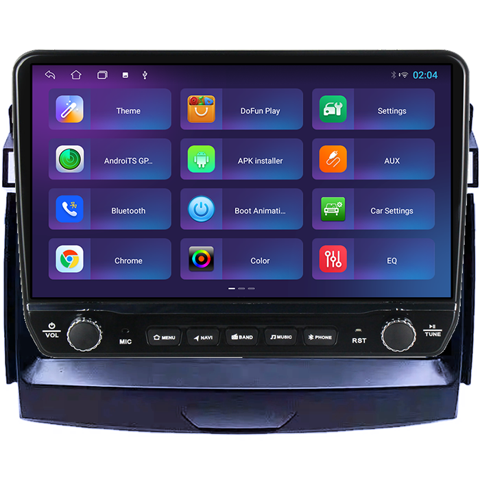 Navigatie dedicata Ford Ranger 2015-2020 Tesla cu butoane rotative model 2024, 4GB RAM 64GB ROM, Procesor Quadcore, Android 14, Display QLED 10", DSP, Carplay&Android Auto [5]