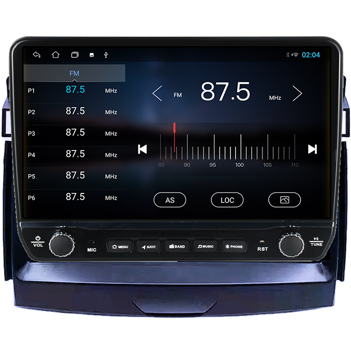 Navigatie dedicata Ford Ranger 2015-2020 Tesla cu butoane rotative model 2024, 4GB RAM 64GB ROM, Procesor Quadcore, Android 14, Display QLED 10", DSP, Carplay&Android Auto [4]