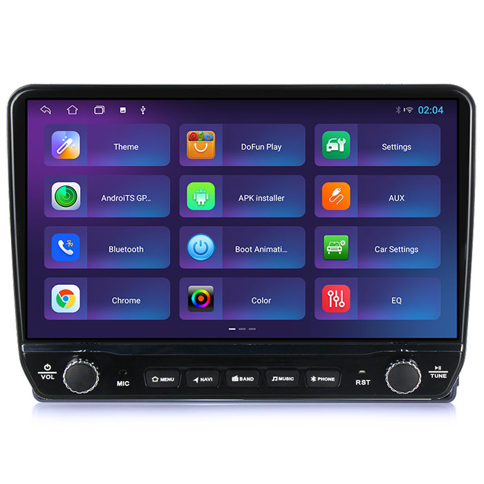 Navigatie dedicata Ford Transit (2000-2014) Tesla cu butoane rotative model 2024, 4GB RAM 64GB ROM, Procesor Quadcore, Android 14, Display QLED 10", DSP, Carplay&Android Auto [5]