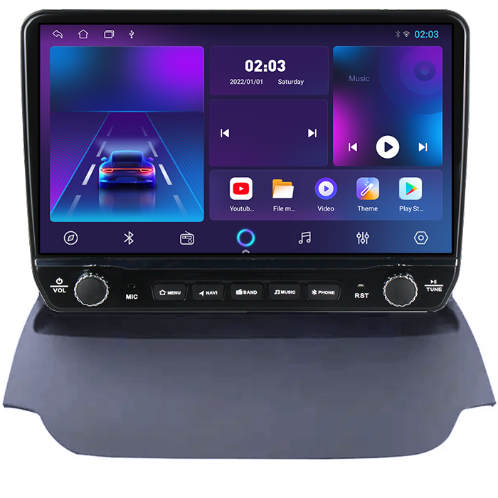 Navigatie dedicata Ford Ecosport 2013-2016 Tesla cu butoane rotative model 2024, 4GB RAM 64GB ROM, Procesor Quadcore, Android 14, Display QLED 10", DSP, Carplay&Android Auto [6]