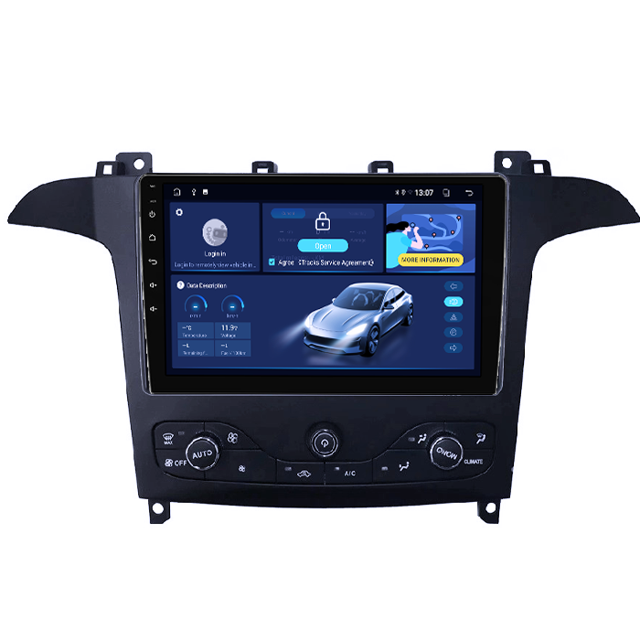 Navigatie dedicata Ford S-Max 2007-2008, 4GB RAM 64GB ROM, Octacore, Android 14, Display QLED 9", DSP, Carplay&Android Auto, SIM 4G, Ventilator Activ [3]
