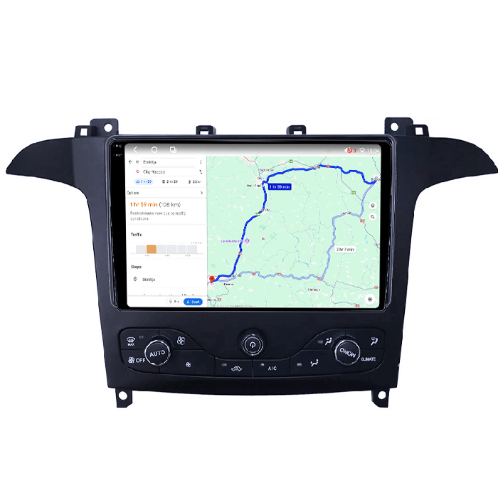 Navigatie dedicata Ford S-Max 2007-2008, 4GB RAM 64GB ROM, Octacore, Android 14, Display QLED 1K 9", Carplay&Android Auto, SIM 4G, Ventilator Activ [5]