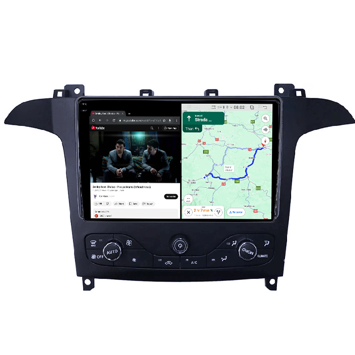 Navigatie dedicata Ford S-Max 2007-2008, 2GB RAM 32GB ROM, Quad Core, Display 9" IPS Full HD, Carplay&Android Auto, Android 14, Suport camere AHD [3]