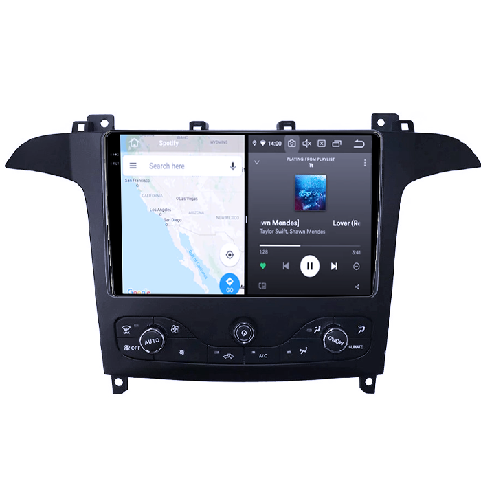 Navigatie dedicata Ford S-Max 2007-2008, 8GB RAM 128GB ROM, Octacore, Platforma 7862, Android 14, Display QLED 9" 2K, Suporta camera 360", DSP, Carplay&Android Auto, [2]
