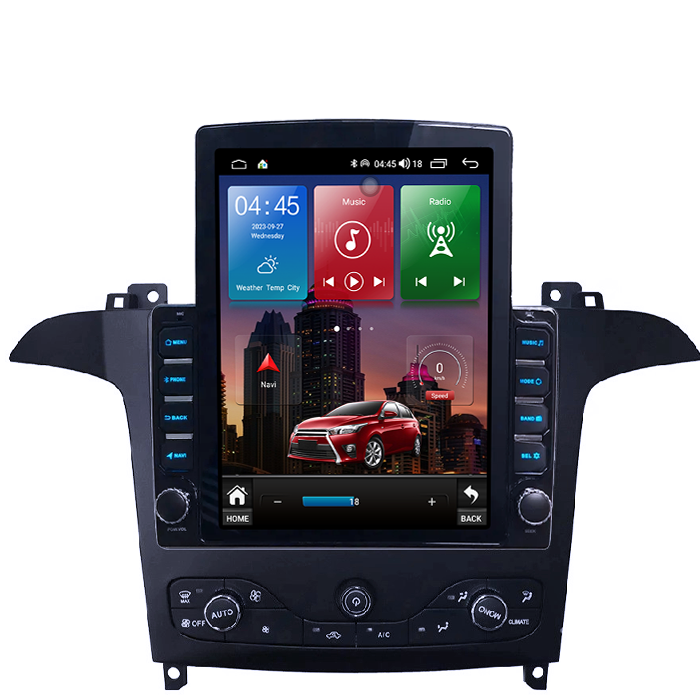 Navigatie dedicata Ford S-Max 2007-2008, Tesla Style, 4GB RAM 64GB ROM, Octa Core, Display 10" QLED, Carplay&Android Auto, Android 13, Ventilator Activ [1]