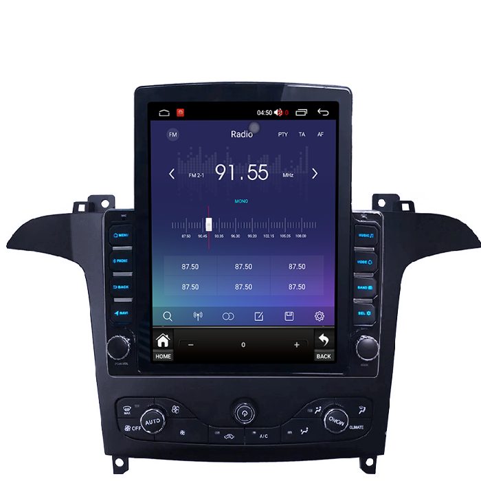 Navigatie dedicata Ford S-Max 2007-2008, Tesla Style, 4GB RAM 64GB ROM, Octa Core, Display 10" QLED, Carplay&Android Auto, Android 13, Ventilator Activ [2]