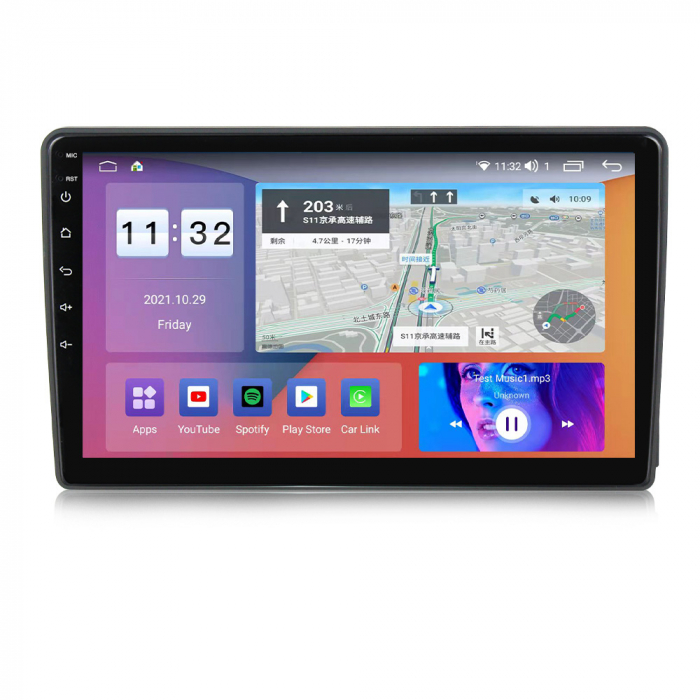 (Resigilata) Navigatie dedicata Ford Transit 2002-2012, 2GB RAM 32GB ROM, Quad Core, Display 9" IPS Full HD, Carplay&Android Auto, Android 14, Suport camere AHD [1]