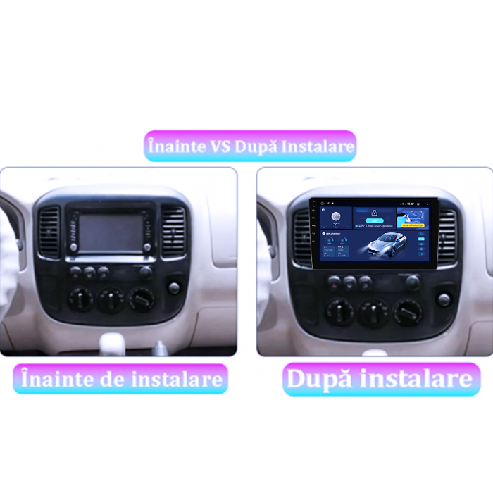 Navigatie dedicata Ford Transit 2002-2012, 4GB RAM 64GB ROM, Quadcore, Android 14, Display QLED 1K 9", DSP, Carplay&Android Auto, Suport camere AHD [6]