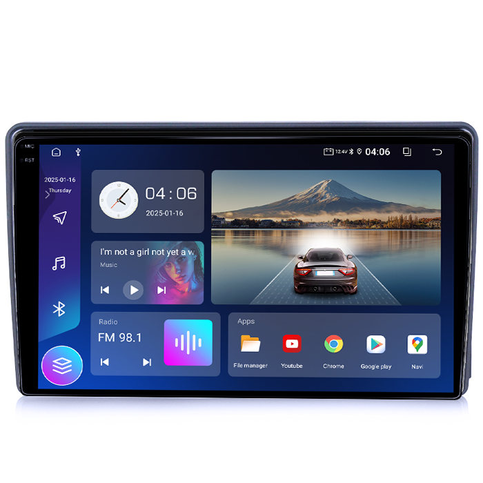 Navigatie dedicata Ford Transit 2002-2012, 4GB RAM 64GB ROM, Quadcore, Android 14, Display QLED 1K 9", DSP, Carplay&Android Auto, Suport camere AHD [3]