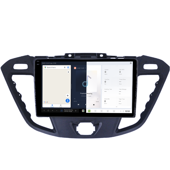 Navigatie dedicata Ford Transit 2013-2018, DUDU3, 4GB RAM 64GB ROM, Octacore, Platforma 8581, Android, Display QLED 9", DSP, Carplay&AndroidAuto [2]