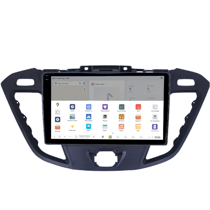 Navigatie dedicata Ford Transit 2013-2018, DUDU3, 4GB RAM 64GB ROM, Octacore, Platforma 8581, Android, Display QLED 9", DSP, Carplay&AndroidAuto [3]