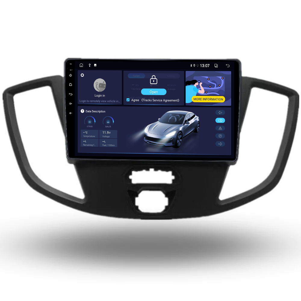 Navigatie dedicata Ford Transit 2012-2019, 4GB RAM 64GB ROM, Octacore, Android 13, Display QLED 9", DSP, Carplay, Android Auto, Internet, Youtube, Waze, WIFI, Bluetooth [5]