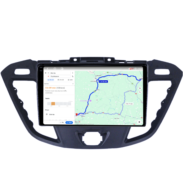 Navigatie dedicata Ford Transit 2013-2018, 4GB RAM 64GB ROM, Octacore, Android 14, Display QLED 1K 9", Carplay&Android Auto, SIM 4G, Ventilator Activ [6]