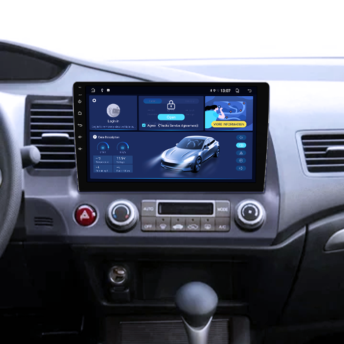 Navigatie dedicata Honda Civic 2006-2011, 4GB RAM 64GB ROM, Procesor Qualcomm Octacore, Android 14, Rezolutie 2K, Display QLED 9", DSP, Carplay&Android Auto, SIM [5]