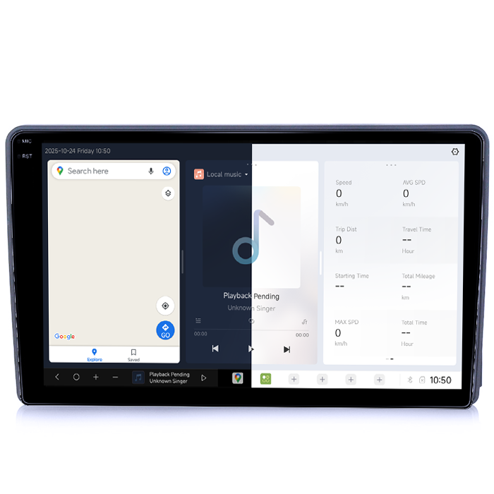 Navigatie dedicata Ford Custom 2013-2022, DUDU3, 4GB RAM 64GB ROM, Octacore, Platforma 8581, Android, Display QLED 9", DSP, Carplay&AndroidAuto [2]