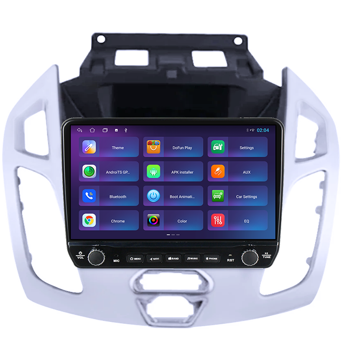 Navigatie dedicata Ford Transit Connect 2015 Tesla cu butoane rotative model 2024, 4GB RAM 64GB ROM, Procesor Quadcore, Android 14, Display QLED 10", DSP, Carplay&Android Auto [4]