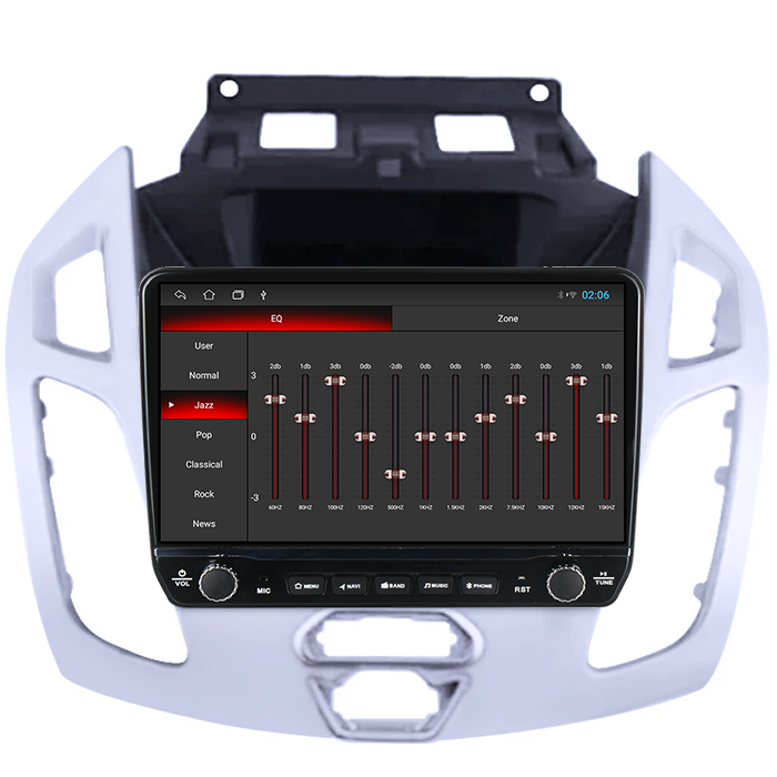 Navigatie dedicata Ford Transit Connect 2015 Tesla cu butoane rotative model 2024, 4GB RAM 64GB ROM, Procesor Quadcore, Android 14, Display QLED 10", DSP, Carplay&Android Auto [2]