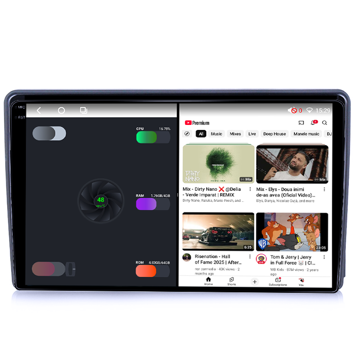 Navigatie dedicata Ford Transit 350 2020-2021, 4GB RAM 64GB ROM, Procesor Qualcomm Octacore, Android 14, Rezolutie 2K, Display QLED 9", DSP, Carplay&Android Auto, SIM 4G [5]