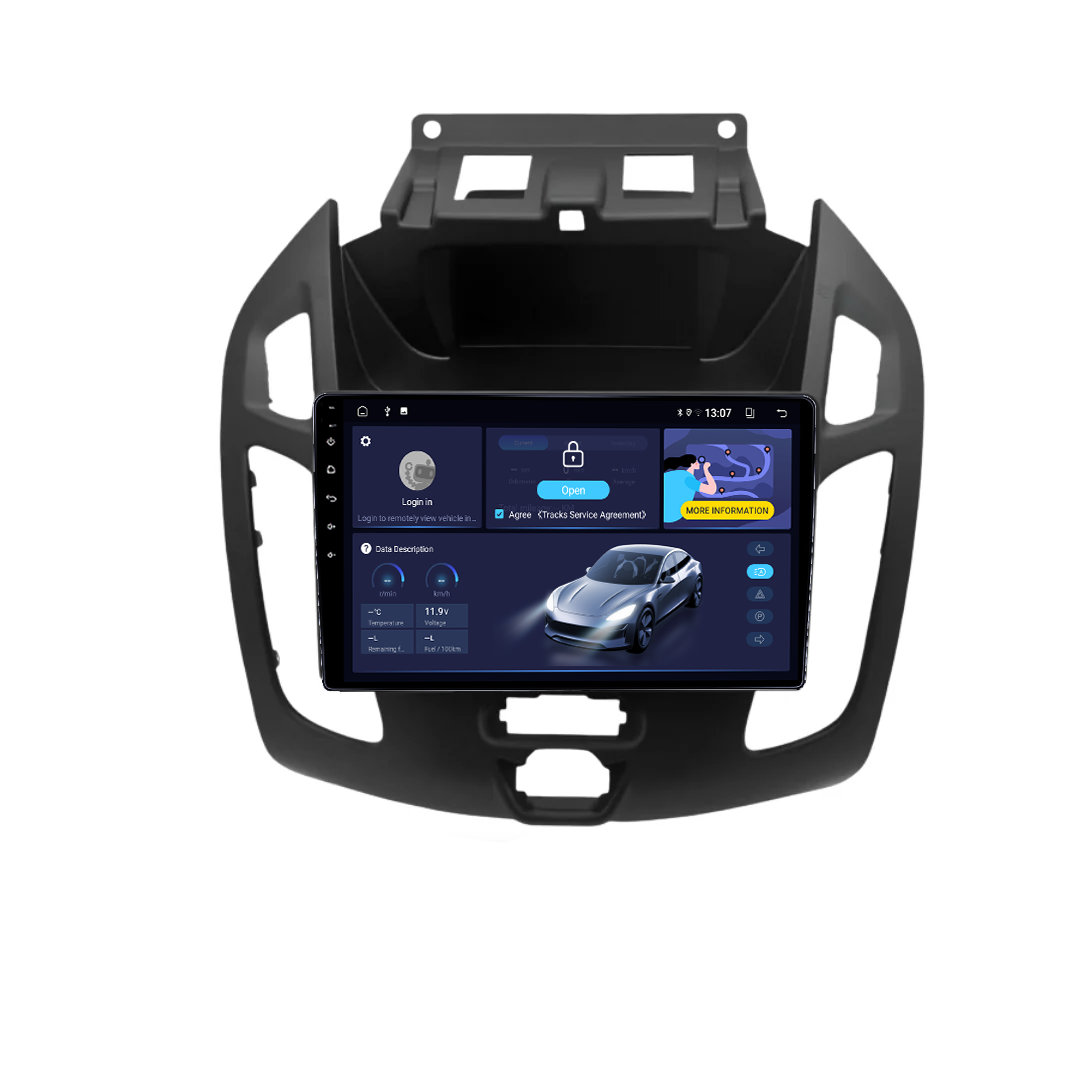 Navigatie dedicata Ford Transit Connect 2015 Negru, 4GB RAM 64GB ROM, Procesor Qualcomm Octacore, Android 14, Rezolutie 2K, Display QLED 9", DSP, Carplay&Android Auto, SIM 4G [2]