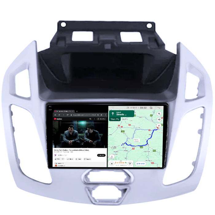 Navigatie dedicata Ford Transit Connect 2015, 4GB RAM 64GB ROM, Quadcore, Android 14, Display QLED 1K 9", DSP, Carplay&Android Auto, Suport camere AHD [4]