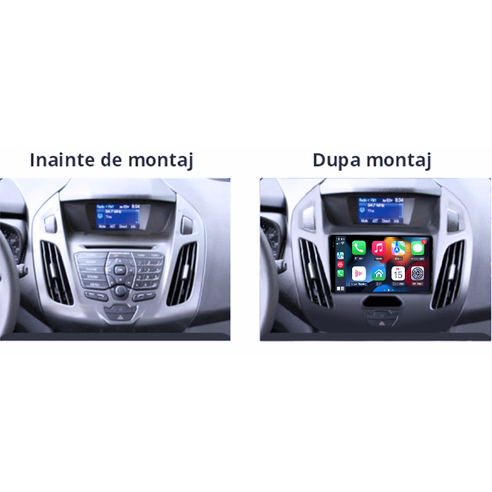 Navigatie dedicata Ford Transit Connect 2015, 4GB RAM 64GB ROM, Procesor Qualcomm Octacore, Android 14, Rezolutie 2K, Display QLED 9", DSP, Carplay&Android Auto, SIM 4G [7]