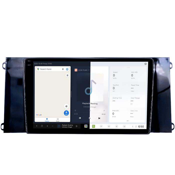 Navigatie dedicata Ford Transit PRO 2022, DUDU3, 4GB RAM 64GB ROM, Octacore, Platforma 8581, Android, Display QLED 9", DSP, Carplay&AndroidAuto [2]