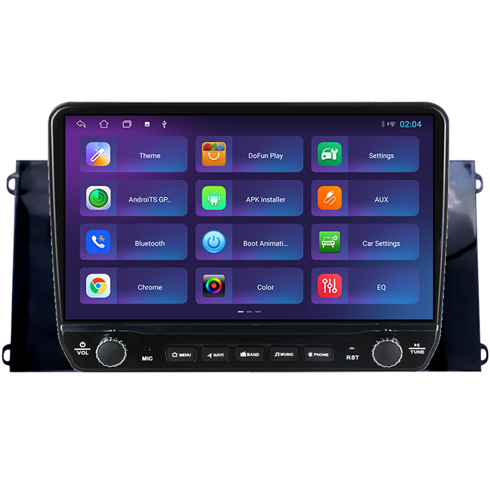 Navigatie dedicata Ford Transit PRO 2022 Tesla cu butoane rotative model 2024, 4GB RAM 64GB ROM, Procesor Quadcore, Android 14, Display QLED 10", DSP, Carplay&Android Auto [5]
