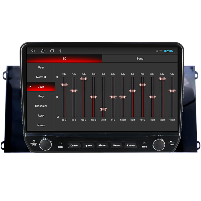 Navigatie dedicata Ford Transit PRO 2022 Tesla cu butoane rotative model 2024, 4GB RAM 64GB ROM, Procesor Quadcore, Android 14, Display QLED 10", DSP, Carplay&Android Auto [2]