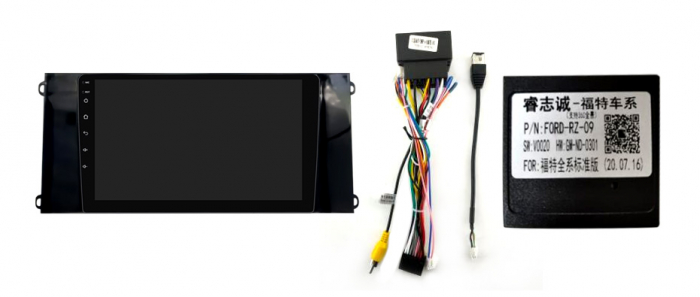 Navigatie dedicata Ford Transit PRO 2022, 12GB RAM 256GB ROM, Android 13, Rezolutie 2K, Display QLED, 9", DSP, Carplay, Android Auto, Internet, Youtube, Waze, Wi Fi, USB [2]