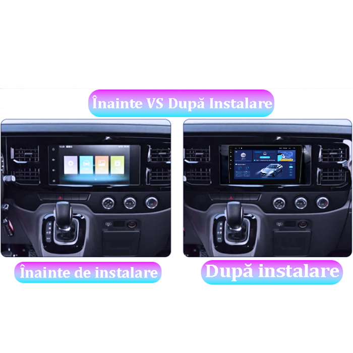 Navigatie dedicata Ford Transit PRO 2022, 4GB RAM 64GB ROM, Quadcore, Android 14, Display QLED 1K 9", DSP, Carplay&Android Auto, Suport camere AHD [5]