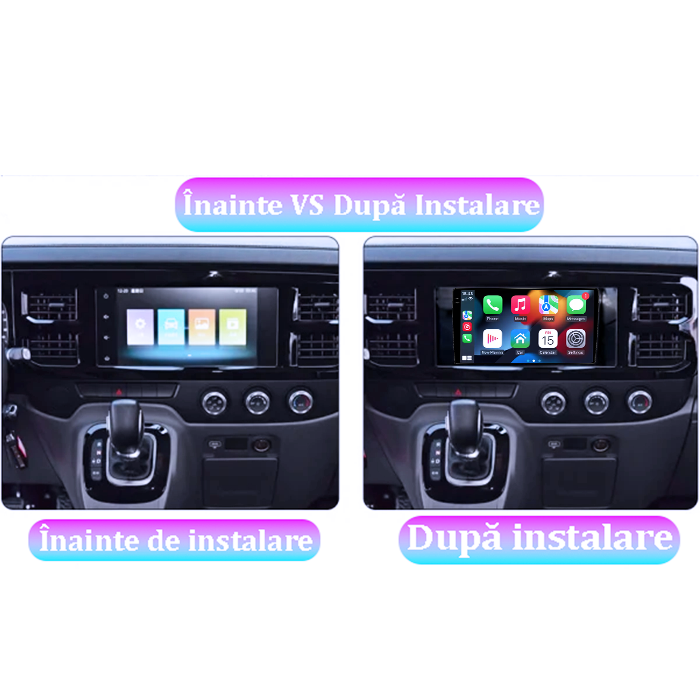 Navigatie dedicata Ford Transit PRO 2022, 4GB RAM 64GB ROM, Procesor Qualcomm Octacore, Android 14, Rezolutie 2K, Display QLED 9", DSP, Carplay&Android Auto, SIM 4G [7]