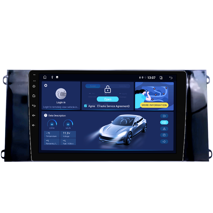 Navigatie dedicata Ford Transit PRO 2022, 8GB RAM 128GB ROM, Octacore, Platforma TS18, Android 13, Display QLED 9”, Suporta camera 360º, DSP, Carplay&Android Auto, SIM 4G, Ventilator Activ [2]