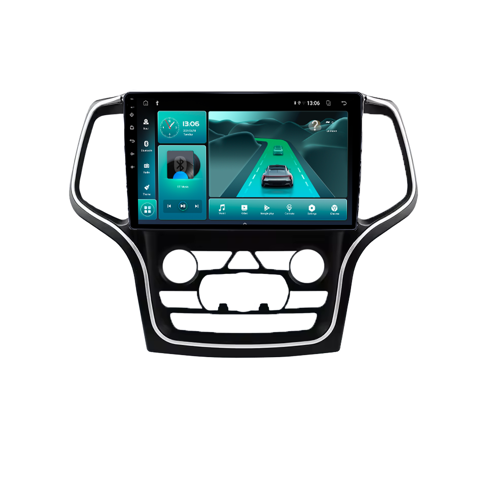 Navigatie dedicata Jeep Grand Cherokee 2014-2017, 4GB RAM 32GB ROM, Octacore, Android 14, Display QLED  9", DSP, Carplay&Android Auto, SIM 4G, Bluetooth, Ventilator Activ [4]
