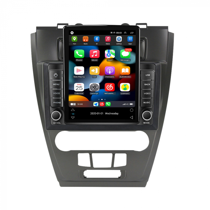 Navigatie dedicata Ford Fusion Mondeo 2009-2012 ,Tesla Style, ANDROID 13,Carplay&Android Auto, 10 inch , 8+128GB, Internet, Aplicatii, Waze, Gps [2]