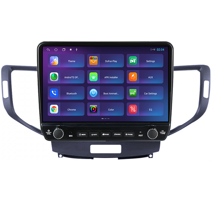 Navigatie dedicata Honda Accord 8 2008-2013 Tesla cu butoane rotative model 2024, 4GB RAM 64GB ROM, Procesor Quadcore, Android 14, Display QLED 10", DSP, Carplay&Android Auto [5]