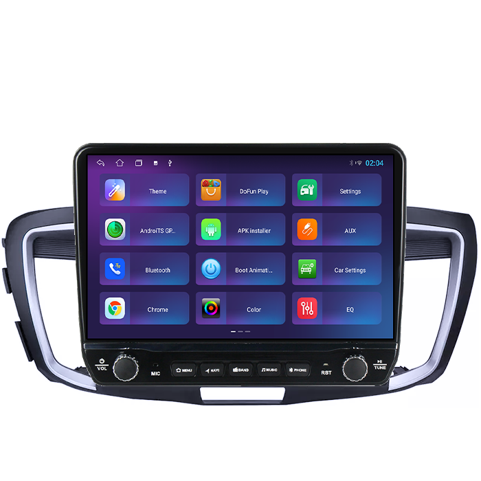 Navigatie dedicata Honda Accord 9 2014-2017 Tesla cu butoane rotative model 2024, 4GB RAM 64GB ROM, Procesor Quadcore, Android 14, Display QLED 10", DSP, Carplay&Android Auto [3]