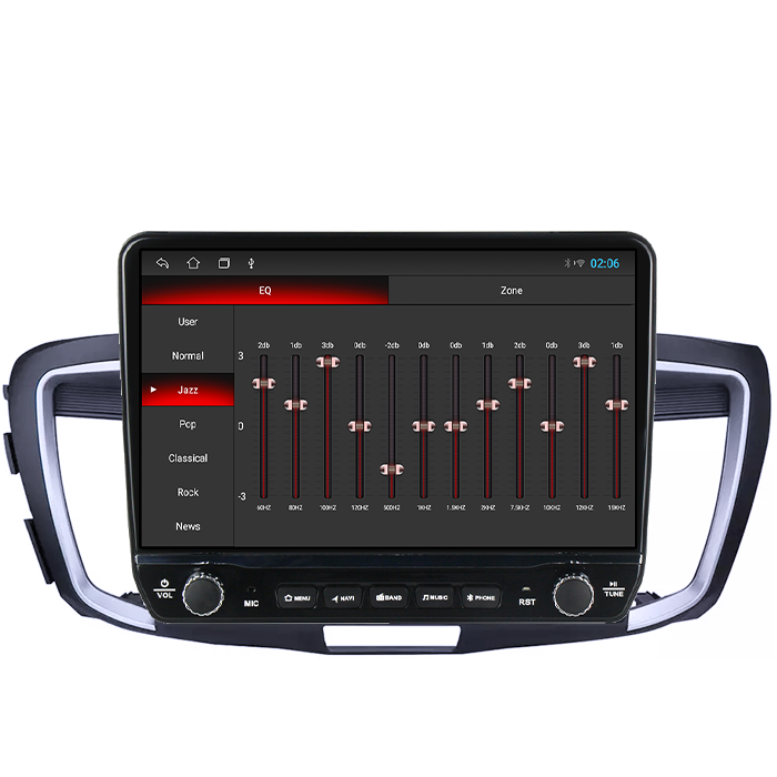 Navigatie dedicata Honda Accord 9 2014-2017 Tesla cu butoane rotative model 2024, 4GB RAM 64GB ROM, Procesor Quadcore, Android 14, Display QLED 10", DSP, Carplay&Android Auto [4]