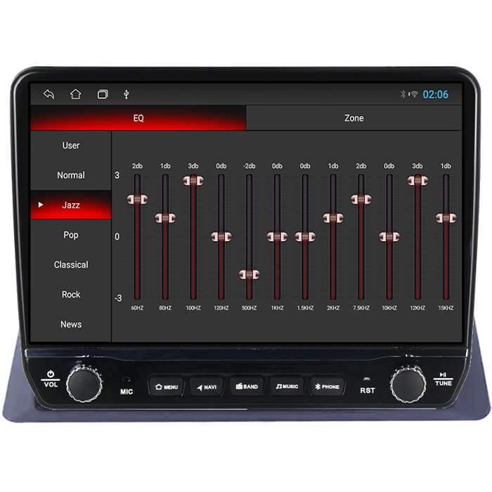 Navigatie dedicata Honda Accord 8 2008-2013 Tesla cu butoane rotative model 2024, 4GB RAM 64GB ROM, Procesor Quadcore, Android 14, Display QLED 10", DSP, Carplay&Android Auto [2]