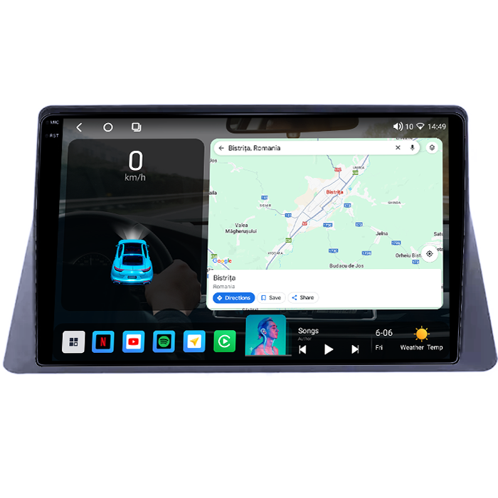 Navigatie dedicata Honda Accord 8th 2008-2013, 4GB RAM 64GB ROM, Octacore, Android 14, Display QLED 1K 10", Carplay&Android Auto, SIM 4G, Ventilator Activ [2]