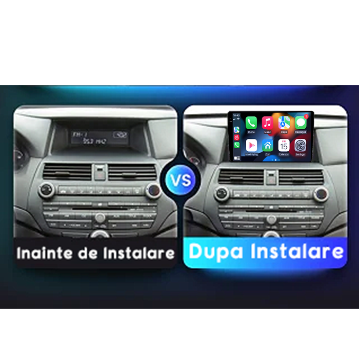 Navigatie dedicata Honda Accord 8th 2008-2013, 4GB RAM 64GB ROM, Procesor Qualcomm Octacore, Android 14, Rezolutie 2K, Display QLED 10", DSP, Carplay&Android Auto, SIM 4G [7]