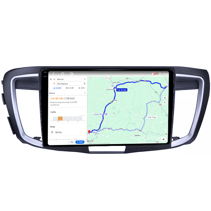 Navigatie dedicata Honda Accord 9th 2014-2017, 4GB RAM 64GB ROM, Octacore, Android 14, Display QLED 1K 9", Carplay&Android Auto, SIM 4G, Ventilator Activ [5]