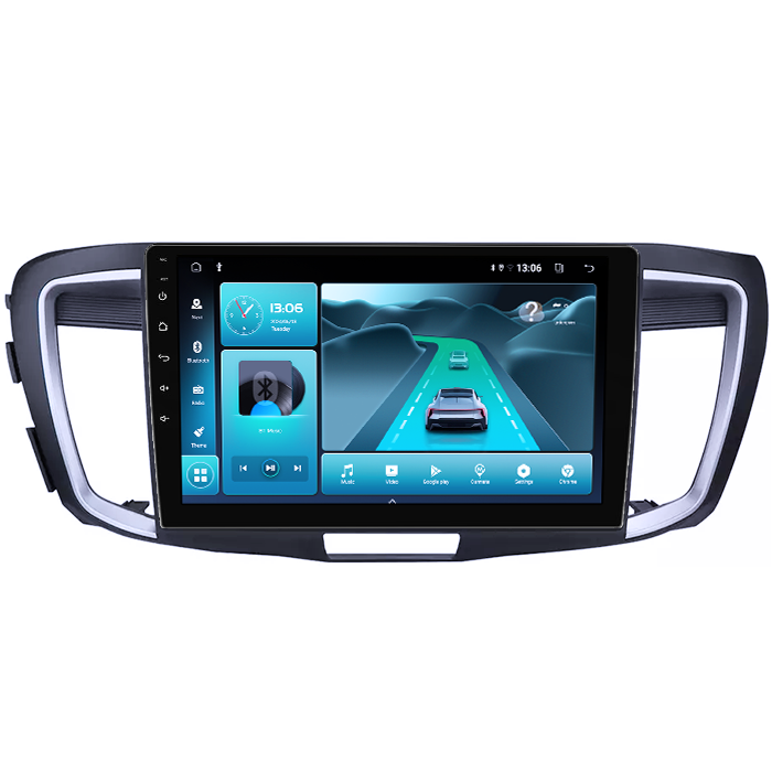 Navigatie dedicata Honda Accord 9th 2014-2017, 8GB RAM 128GB ROM, Octacore, Platforma TS18, Android 13, Display QLED 9”, Suporta camera 360º, DSP, Carplay&Android Auto, SIM 4G, Ventilator Activ [3]
