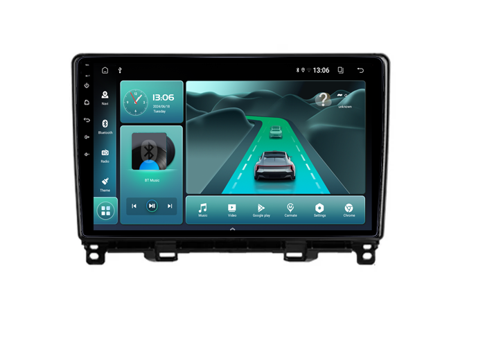 Navigatie dedicata Honda Fit Jazz 2020-2022, 4GB RAM 64GB ROM, Quadcore, Android 14, Display QLED  9", DSP, Carplay&Android Auto, Suport camere AHD [4]
