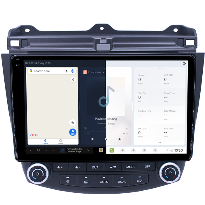 Navigatie dedicata Honda Accord VII 2003 - 2008, DUDU3, 4GB RAM 64GB ROM, Octacore, Platforma 8581, Android, Display QLED 9", DSP, Carplay&AndroidAuto [2]