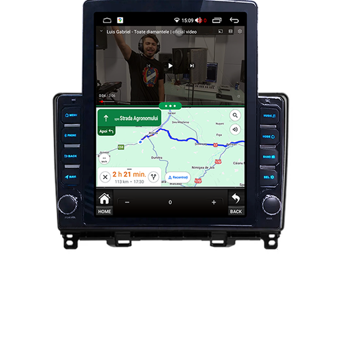 Navigatie dedicata Honda Fit Jazz 2020-2022 Tesla Style, 4GB RAM 64GB ROM, Procesor Quadcore, Android 14, Display QLED 9.7", DSP, Carplay&Android Auto [5]