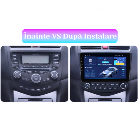 Navigatie dedicata Honda Accord VII 2003-2008, 4GB RAM 64GB ROM, Quadcore, Android 14, Display QLED 1K 10", DSP, Carplay&Android Auto, Suport camere AHD [4]
