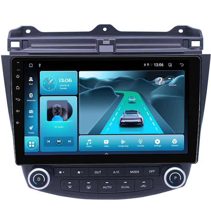 Navigatie dedicata Honda Accord VII 2003 - 2008, 8GB RAM 128GB ROM, Octacore, Platforma TS18, Android 13, Display QLED 10”, Suporta camera 360º, DSP, Carplay&Android Auto, SIM 4G, Ventilator Activ [3]