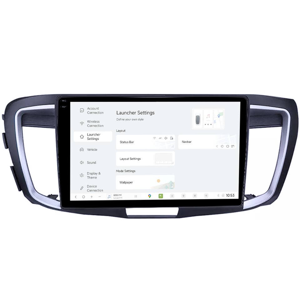 Navigatie dedicata Honda Accord 9th 2014-2017, DUDU3, 4GB RAM 64GB ROM, Octacore, Platforma 8581, Android, Display QLED 9", DSP, Carplay&AndroidAuto [5]