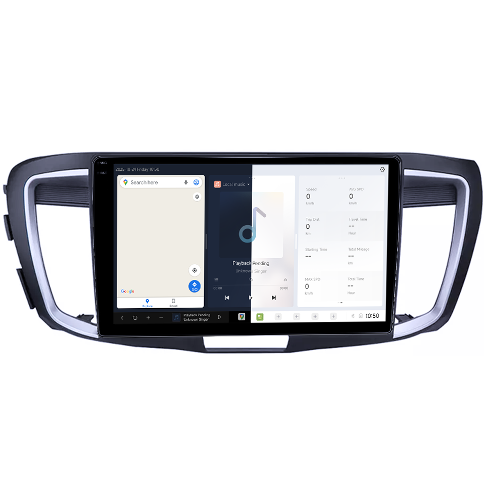 Navigatie dedicata Honda Accord 9th 2014-2017, DUDU3, 4GB RAM 64GB ROM, Octacore, Platforma 8581, Android, Display QLED 9", DSP, Carplay&AndroidAuto [2]