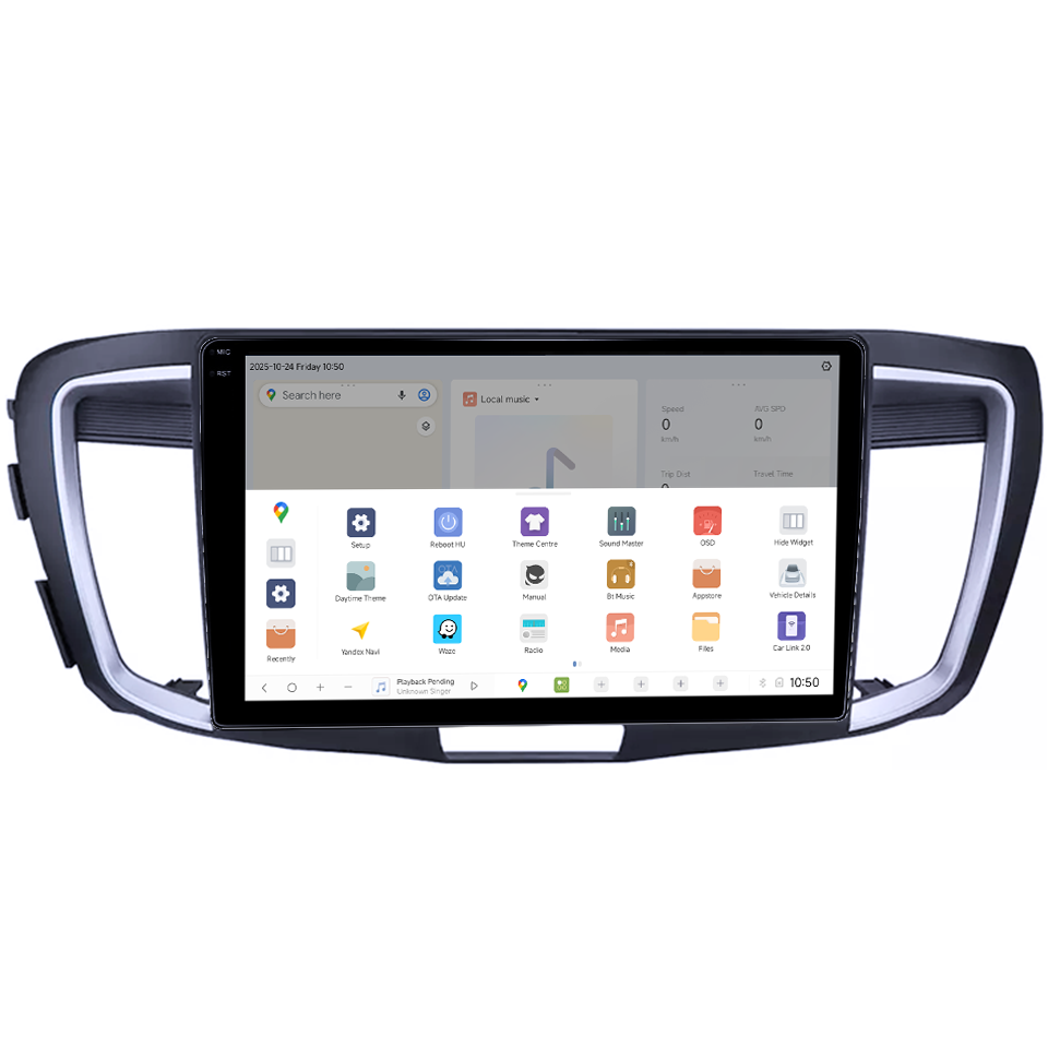 Navigatie dedicata Honda Accord 9th 2014-2017, DUDU3, 4GB RAM 64GB ROM, Octacore, Platforma 8581, Android, Display QLED 9", DSP, Carplay&AndroidAuto [3]